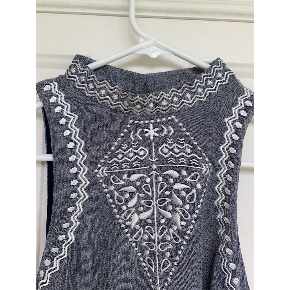 Love Fire - Sleeveless Dress w/ Embroidery